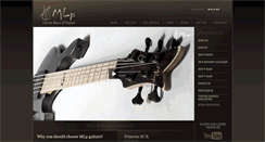 Desktop Screenshot of mlpguitars.com
